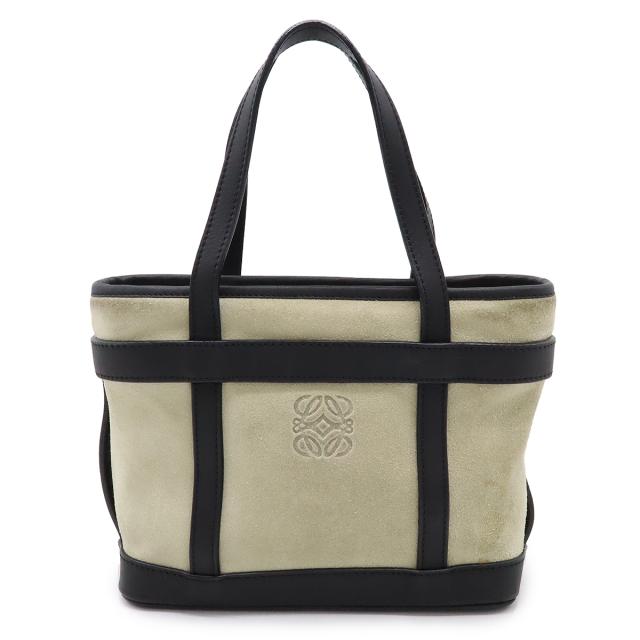 極美品 トッズ ショルダーバッグ ビジネスバッグ ロゴ スエード レザー 茶