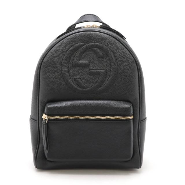 GUCCI グッチ バックパック GUCCI グッチ リュックサックブラックGG柄