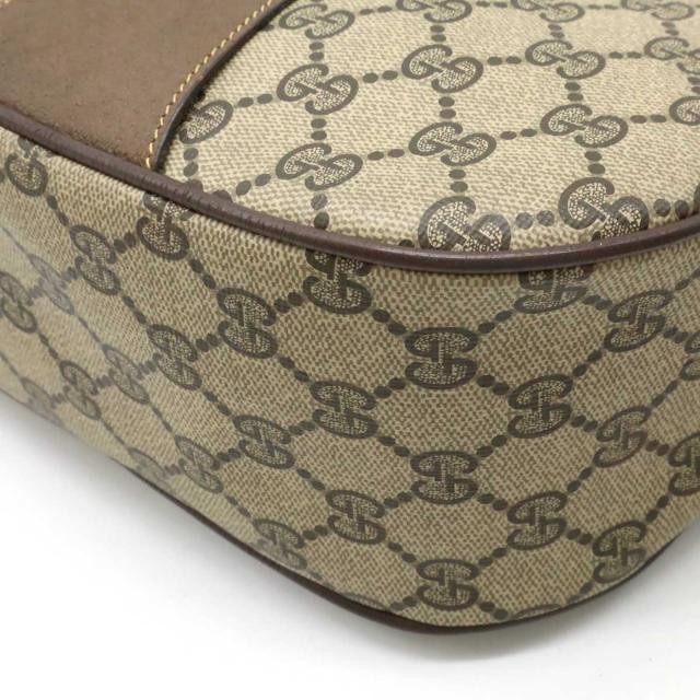 GUCCI オールドグッチ シェリーライン PVC/レザー ポーチ セカンドバッグ