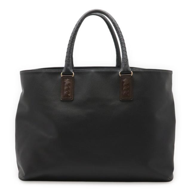 BOTTEGA VENETA ボッテガ ヴェネタ ボッテガベネタ マルコポーロ トートバッグ ラージトート ショルダーバッグ PVC ブラック ダークブラウン 222498