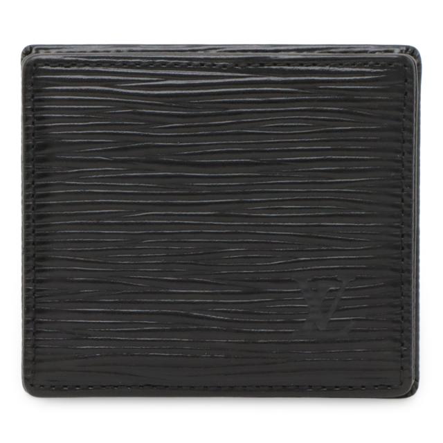 LOUIS VUITTON ルイ ヴィトン エピ ポルト モネ ボワット ケース 小銭入れ スクエア型 レザー ノワール 黒 ブラック M63692