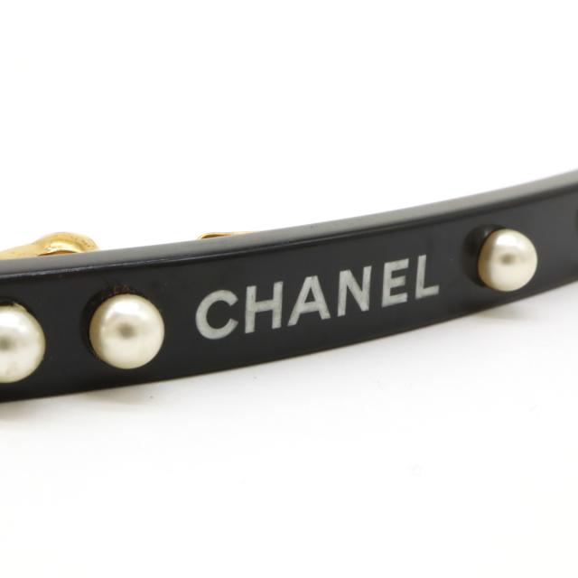 CHANEL - CHANEL シャネル ロゴ バレッタ ヘアークリップ 髪留め フェイクパール ブラック 黒 ゴールド金具 楽天市場】CHANEL シャネル ロゴ バレッタ ヘアークリップ 髪