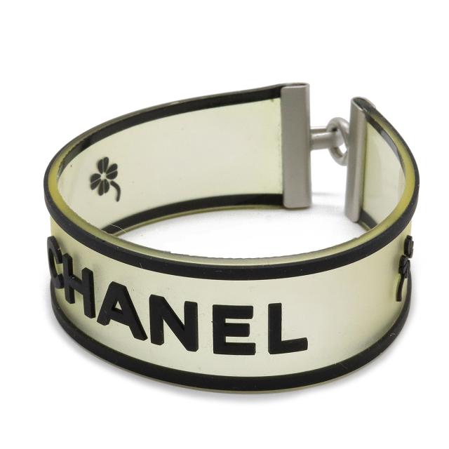 シャネル ラバーロゴブレスレット