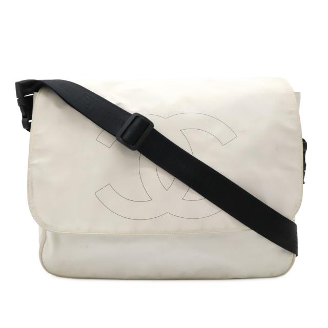 シャネル CHANEL スポーツライン ショルダー バッグ ナイロン ブラック