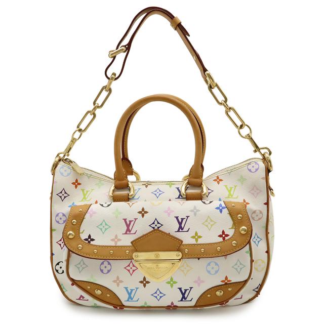 LOUIS VUITTON ルイ ヴィトン モノグラムマルチカラー リタ ハンドバッグ 2WAY ショルダーバッグ チェーンショルダー ブロン 白 ホワイト M40125 LOUIS VUITTON ルイ ヴィトン モノグラムマルチカラー リタ