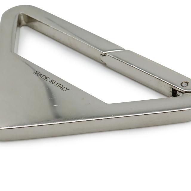 PRADA プラダ カラビナ キーリング キーホルダー シルバーカラー 楽天