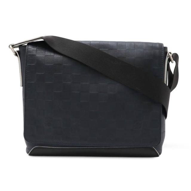 LOUIS VUITTON ルイ ヴィトン ダミエ アンフィニ ディストリクトPM ショルダーバッグ メッセンジャーバッグ アストラル ネイビー N41034