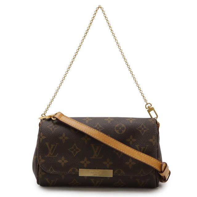 LOUIS VUITTON ルイ ヴィトン モノグラム フェイボリットPM ショルダーバッグ 斜め掛け 2WAY クラッチバッグ アクセサリーポーチ M40717