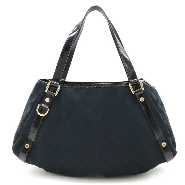 GUCCI GGキャンバストートバッグトートバッグブラック