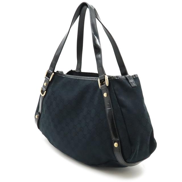 グッチ トートバッグ ショルダーバッグ アビー レザー GGキャンバス