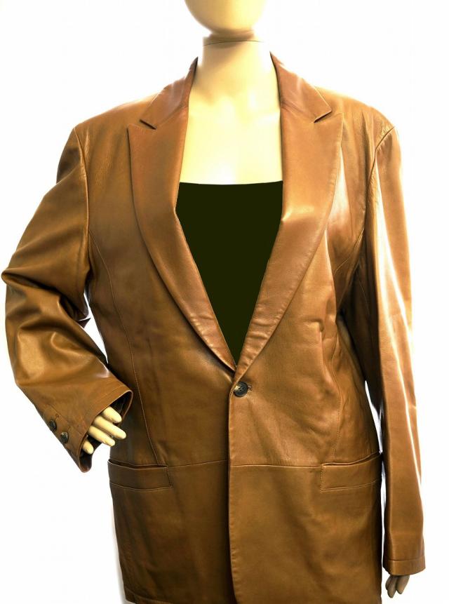 Theory セオリー メンズ アウター ジャケット サイズ42 羊革100% キュプラ ブラウン 茶