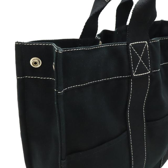 HERMES サックフールトゥPM ハンドバッグ キャンバス レディース