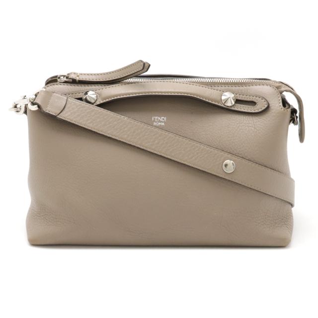 フェンディ FENDI 2wayレザーハンドバッグ シルバー金具 レディース