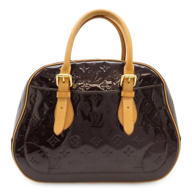 LOUIS VUITTON ルイ ヴィトン モノグラムヴェルニ サミット ドライブ ハンドバッグ トートバッグ エナメルカーフ アマラント M93516