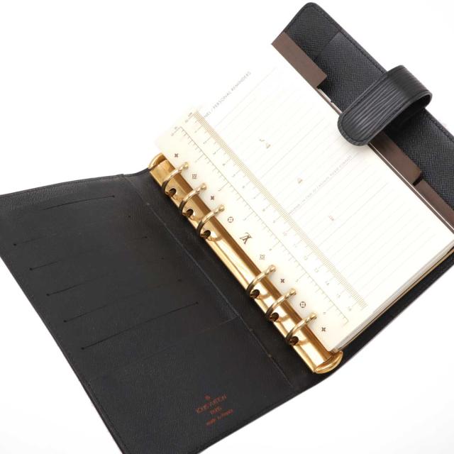 LOUIS VUITTON ルイ ヴィトン エピ アジェンダMM 手帳カバー 6穴