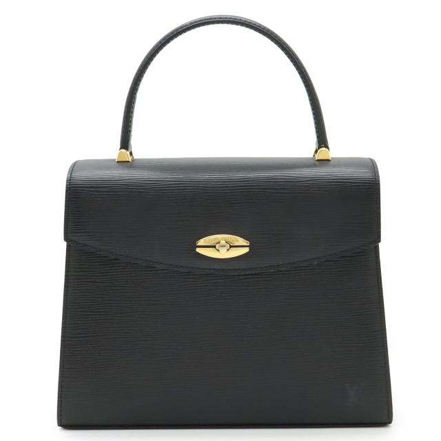 LOUIS VUITTON ルイ ヴィトン エピ マルゼルブ ハンドバッグ フラップバッグ レザー ノワール 黒 ブラック ゴールド金具 M52372