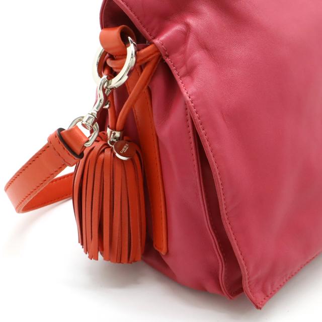 ロエベ フラメンコ ショルダーバッグ フリンジ ナッパレザー ミニ