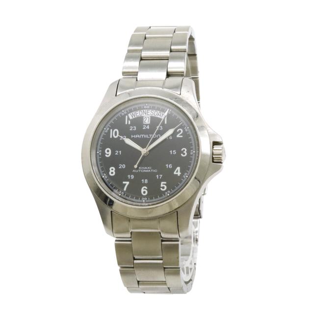 ハミルトン カーキ キング デイデイト 自動巻き 腕時計 ブラック文字盤 HAMILTON（ハミルトン） 腕時計 腕時計 Khaki King （カーキ キング