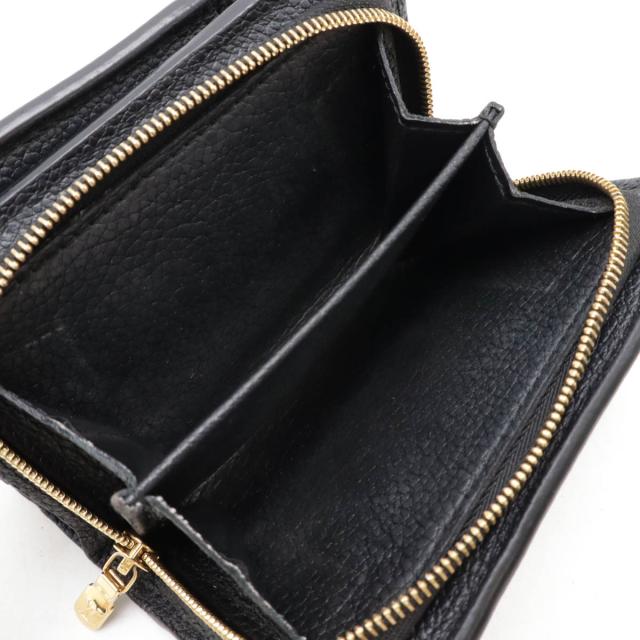 Louis Vuitton モノグラム 二つ折り ブラック ⭐️ 美品 ルイ