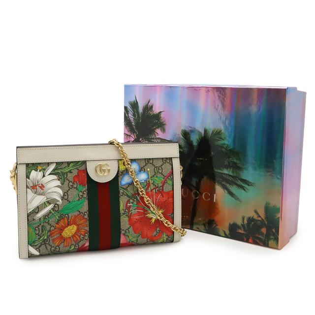 GUCCI グッチ オフィディア GGフローラ シェリーライン スモール