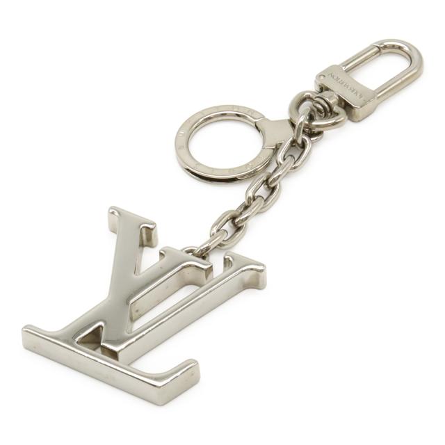 LOUIS VUITTON ルイ ヴィトン ポルトクレ イニシャル LV イニシアル ロゴ キーホルダー キーリング バッグチャーム シルバー M65071