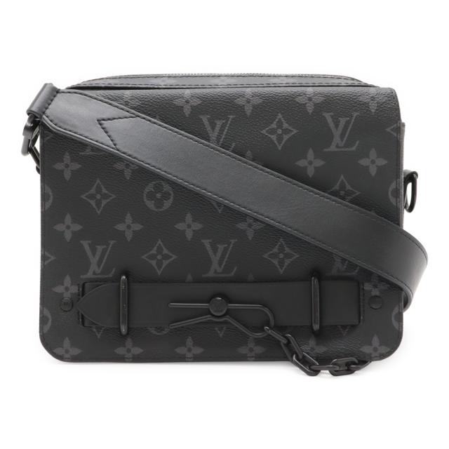 LOUIS VUITTON ルイ ヴィトン モノグラムエクリプス スティーマー メッセンジャー ショルダーバッグ 斜め掛け 2WAY セカンドバッグ M45585