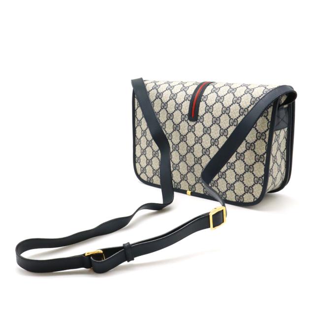 GUCCI グッチ オールドグッチ シェリーライン GGプラス トートバッグ コーティングキャンバス カーキベージュ ブラウン