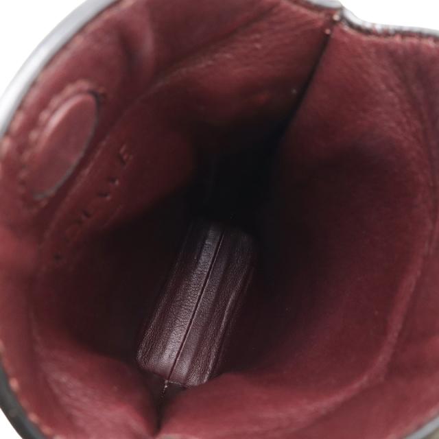 LOEWE ロエベ アナグラム ゲートポケット ショルダーバッグ ショルダーポーチ ポシェット ソフトカーフ レザー ライトピンク オレンジ 109.30BZ42