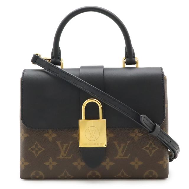 LOUIS VUITTON ルイ ヴィトン モノグラム ロッキー BB ハンドバッグ ミニバッグ 2WAY ショルダーバッグ 斜め掛け ノワール 黒 ブラック M44141