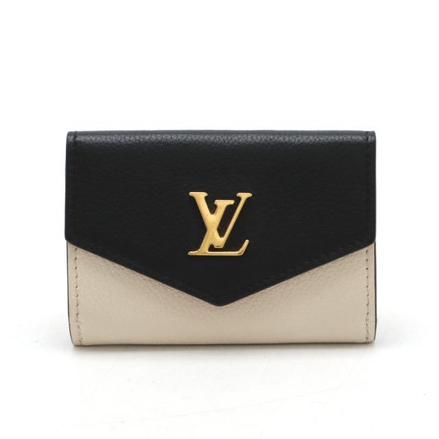 【最高級美品】ルイヴィトン　ポルトフォイユ　ロックミニ　ノワール　三つ折り財布 LOUIS VUITTON 【超美品】ルイヴィトン ポルトフォイユロック