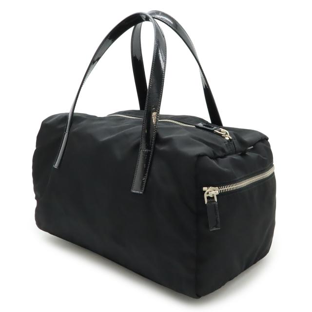 PRADA プラダ トライアングルロゴ ミニボストンバッグ　ナイロン　ブラック PRADA プラダ トライアングルロゴ ハンドバッグ ミニボストンバッグ