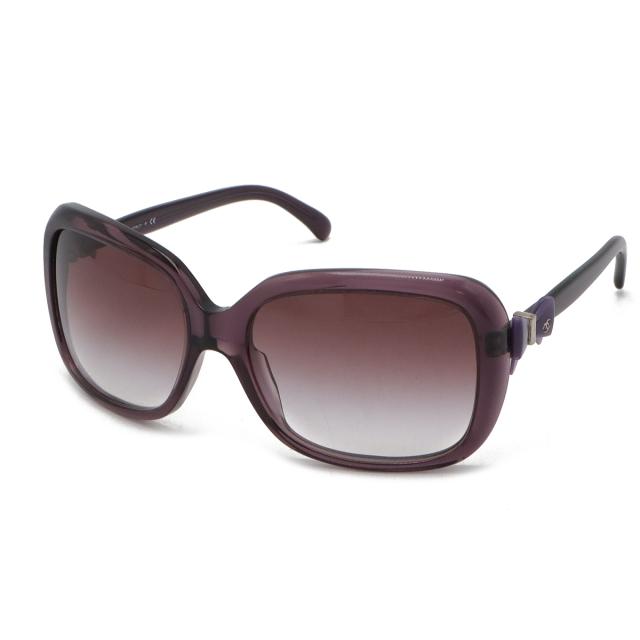 【良品】CHANEL シャネル　ハーフリム　スクエア　サングラス　ココマーク 良品】CHANEL シャネル ハーフリム スクエア サングラス ココマーク