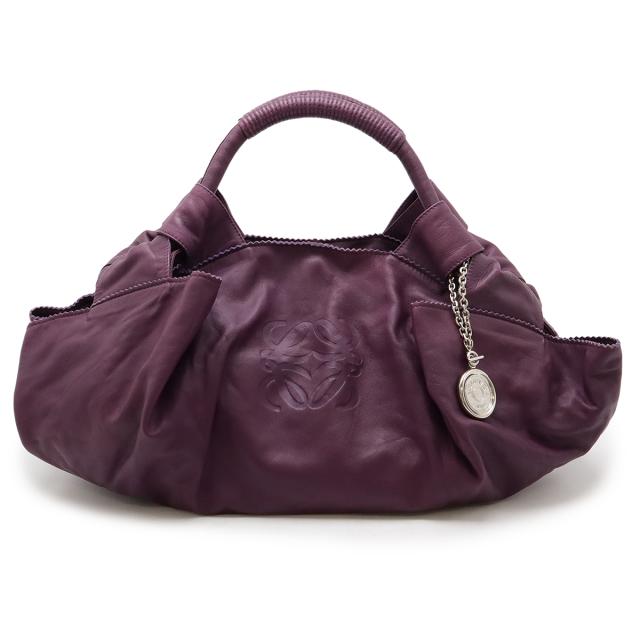 ロエベ LOEWE ハンドバッグ ナッパアイレ ナッパレザー ゴールド バッグ LOEWE ロエベ ナッパアイレ アナグラム レッド レザー ハンドバッグ