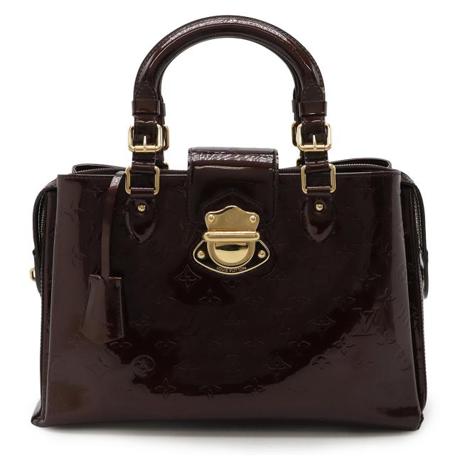 希少！美品✨ ルイヴィトン モノグラムヴェルニ レザー アマラント 手鏡 希少！美品✨ ルイヴィトン モノグラムヴェルニ レザー アマラント