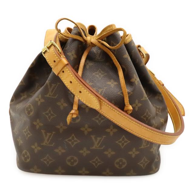 LOUIS VUITTON ルイ ヴィトン モノグラム プチノエ ショルダーバッグ セミショルダー ワンショルダー 肩掛け 巾着型 M42226