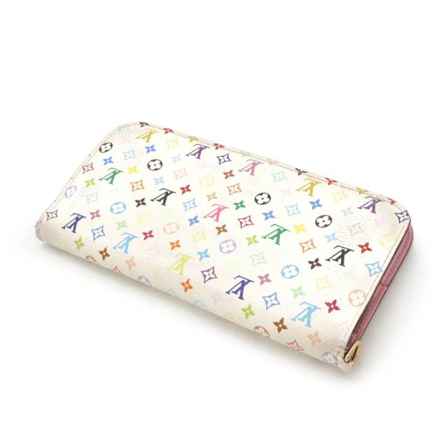 ルイヴィトン ポルトフォイユ サラ 白 長財布 マルチカラー モノグラム