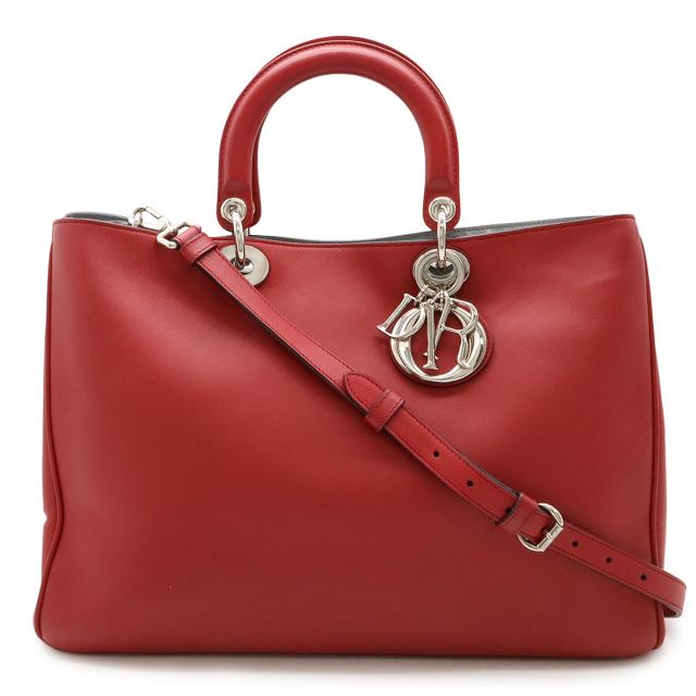 クリスチャンディオールChristian Diorディオリッシモレッドレザー09