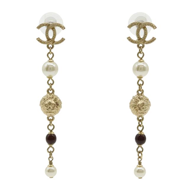 シャネルライオンモチーフパールピアス シャネルライオンモチーフパールピアス 楽天市場】シャネル ライオン