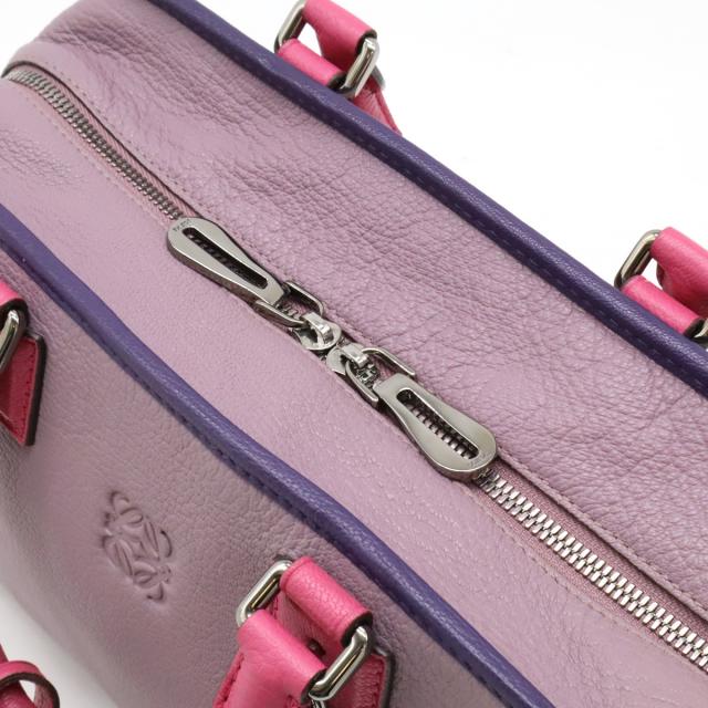 LOEWE　アマソナ28 トリコロール　ハンドバッグ　ミニボストン　アナグラム LOEWE アマソナ28 トリコロール ハンドバッグ ミニボストン