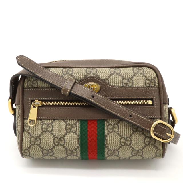 GUCCI　ショルダーバッグ グッチ オフィディア シェリーライン ショルダーバッグ ベージュ