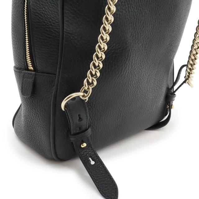 グッチ バックパック ソーホー インターロッキング レザー ブラック アウトレット リュック 536192 GUCCI 未使用品 GUCCI グッチ ソーホー インターロッキングG バックパック リュック