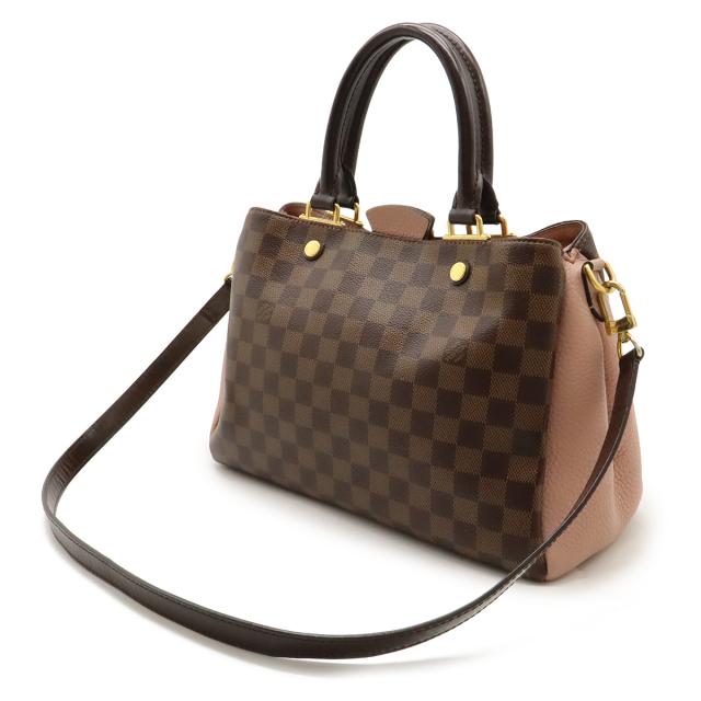 LOUIS VUITTON ルイ ヴィトン ダミエ ブリタニー ハンドバッグ 2WAY トートバッグ ショルダーバッグ PVC レザー マグノリア N41674 LOUIS VUITTON ルイ ヴィトン ダミエ ブリタニー ハンドバッグ 2WAY