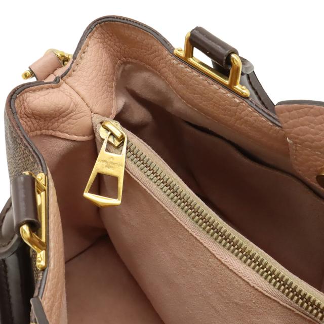 LOUIS VUITTON ルイ ヴィトン ダミエ ブリタニー ハンドバッグ 2WAY トートバッグ ショルダーバッグ PVC レザー マグノリア N41674 LOUIS VUITTON ルイ ヴィトン ダミエ ブリタニー ハンドバッグ 2WAY
