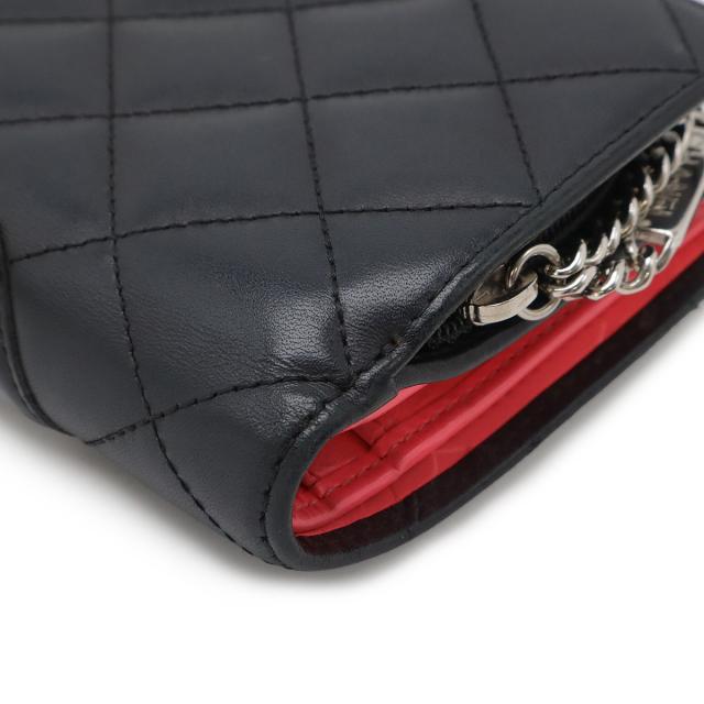 CHANEL シャネル カンボンライン ココマーク 2つ折財布 二つ折り財布