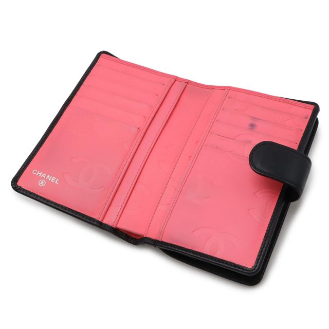 CHANEL シャネル カンボンライン ココマーク 2つ折財布 二つ折り財布