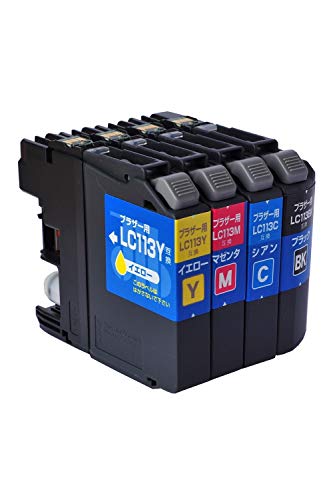 ジット ブラザー(Brother)対応 日本製 プリンター本体保証 リサイクル インクカートリッジ LC113-4PK 4色セット対応 JIT-NB1134Pの通販は 5,800円