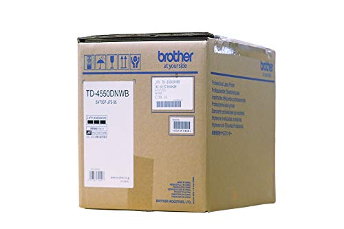 ブラザー工業 TD-4550DNWB 4インチラベル幅 モノクロ 感熱ラベルプリンター/300dpi/USB/有線LAN/Wi-Fi/Blu