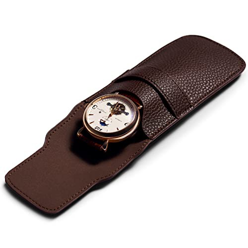 Woodten 腕時計収納 ケース 1本 ウォッチボックス ポータブル時計 