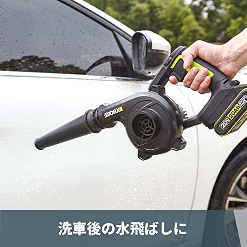 WORX（ワークス） 充電式ブロワー 18V (20V Max）風量3段階切替 無段