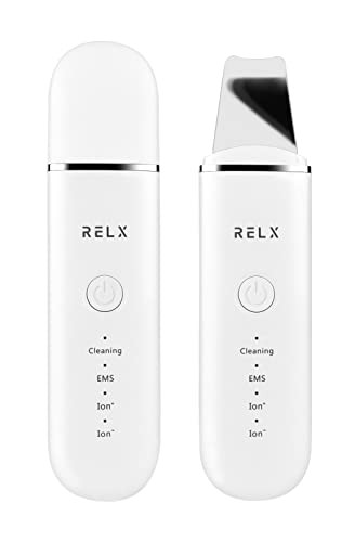 RELX ウォーターピーリング 美顔器 超軽量70g多機能美顔器 超音波 ems